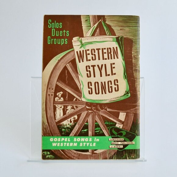 Western Style Songs Solos Duets Groups Gospel Songs Book Vintage - Picture 4 of 6